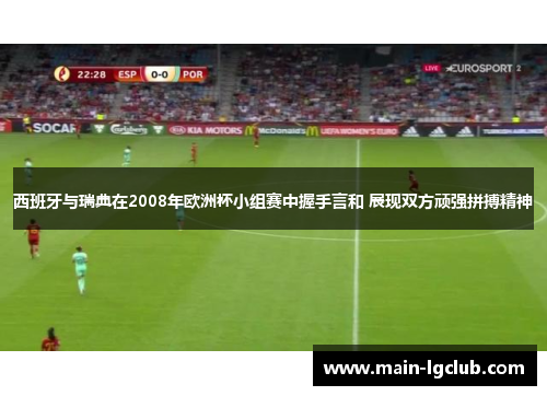 西班牙与瑞典在2008年欧洲杯小组赛中握手言和 展现双方顽强拼搏精神